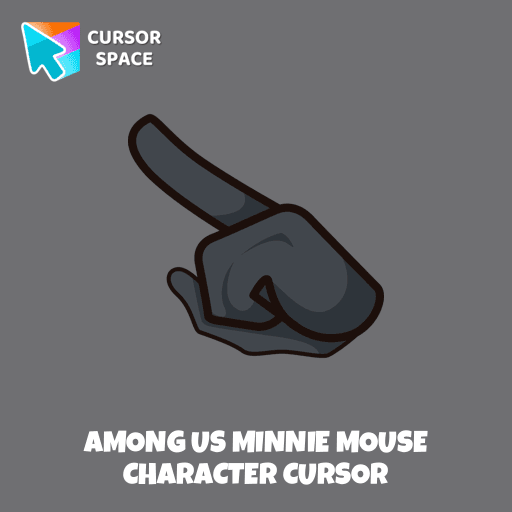 Among Us Minnie Mouse Character cursor